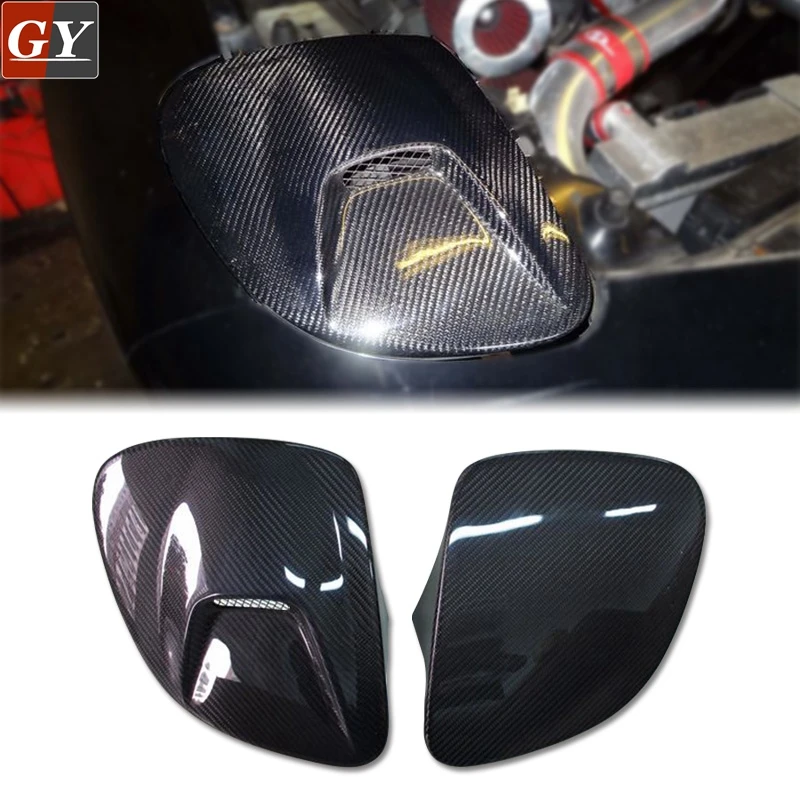 CARBON FIBER NACA STYLE HEADLAMP COVER (PAIR) FOR MAZDA 92-02 RX7 FD3S