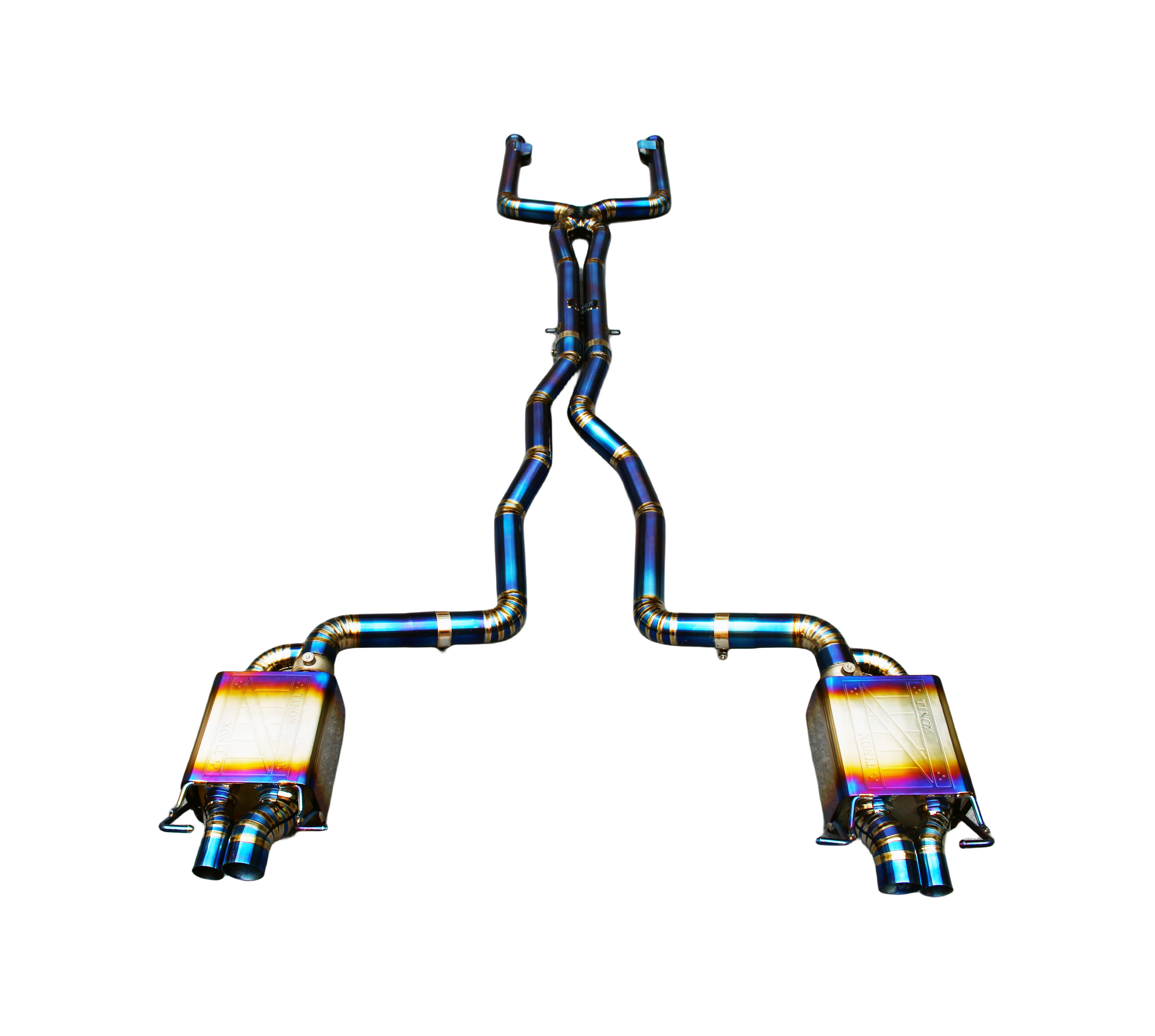 Customized Design for Mercedes Benz Exhaust Pipes Systems Muffler Exhaust Car Perfect Exhaust Flame