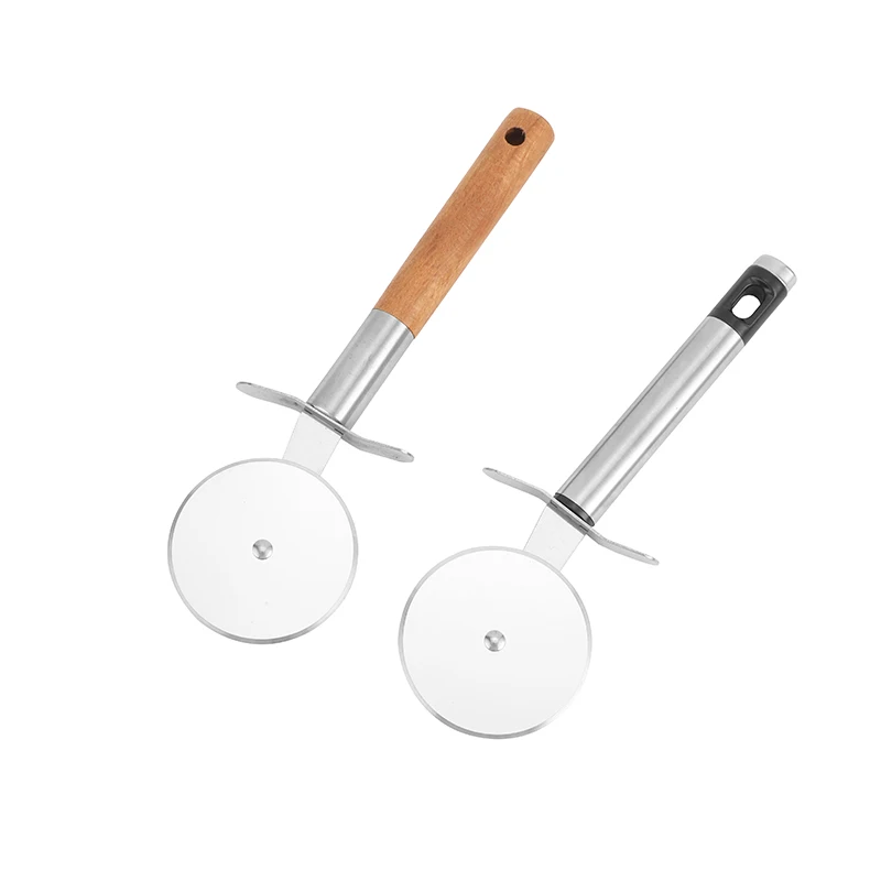 FUTIAN Roller Knife Tool Pizza Cutter Stainless Steel Pizza Tools Single Wheel Roller Cutter For Kitchen Cake Knife Round Knife