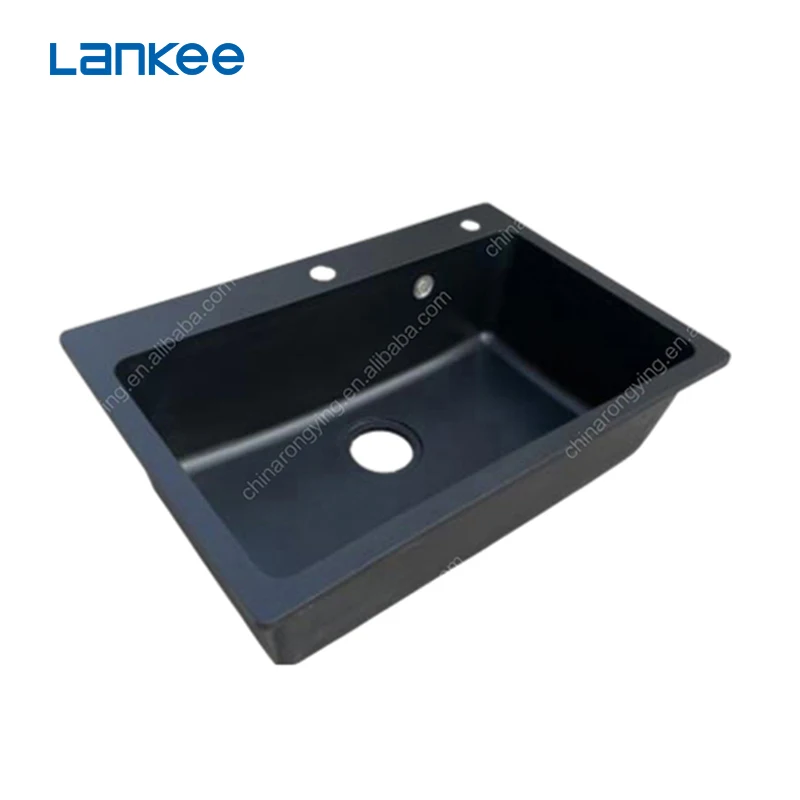 Black quartz sink,single bowl kitchen sink quartz,quartz stone kitchen sink