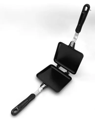 Горячая Распродажа домашняя газовая плита алюминиевый сплав флип антипригарная Съемная форма для сэндвичей