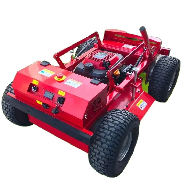 Wholesale Zero turn Cordless mower 16HP 1m cutting width Agriculture Orchard Crawler Robotic Lawn mower Robot