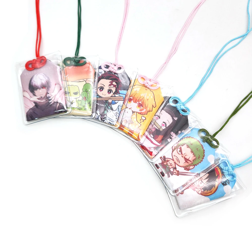 YYX Custom Anime Diy Hanging Omamori charm japanese Lucky Bag amulet Craft Omamori