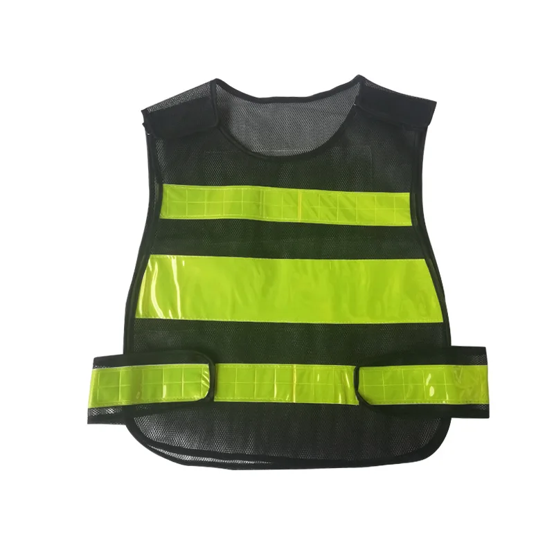 outdoor eco friendly yellow orange high visibility work police security reflective safety Press vest