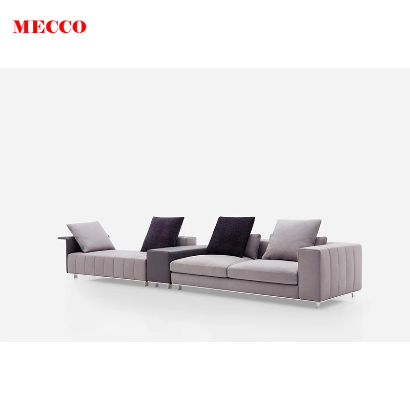 
Mecco Modern Design Sofas Leather Modern Living Room Sofa Leather Down Material Italian Recliner Leather Sofa 