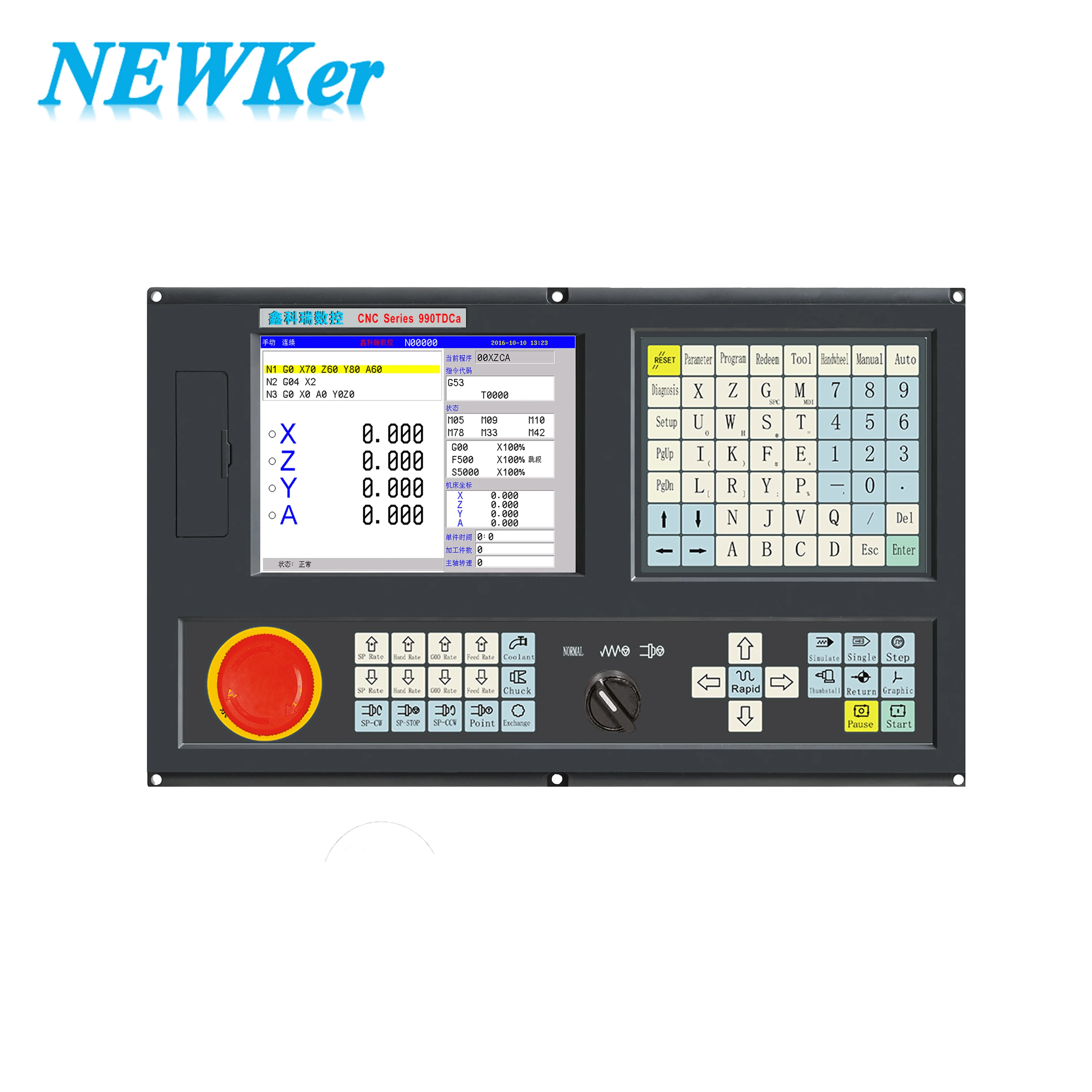 NEWKer CNC manufactory low price further reduction products CNC servo system 4 axis for industrial retrofit