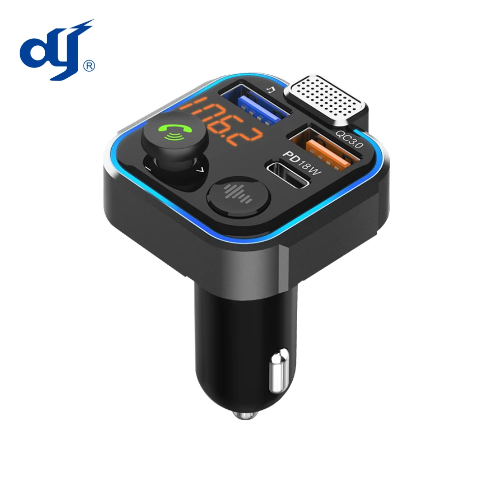  Новое поступление быстрая зарядка автомобильный FM-передатчик QC3.0 Bluetooth 5 0 комплект громкой