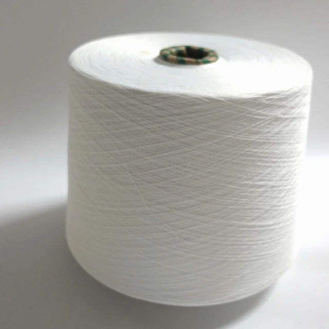 Free Sample Polyester  21S Spun  Cotton Yarn For Sewing Thread