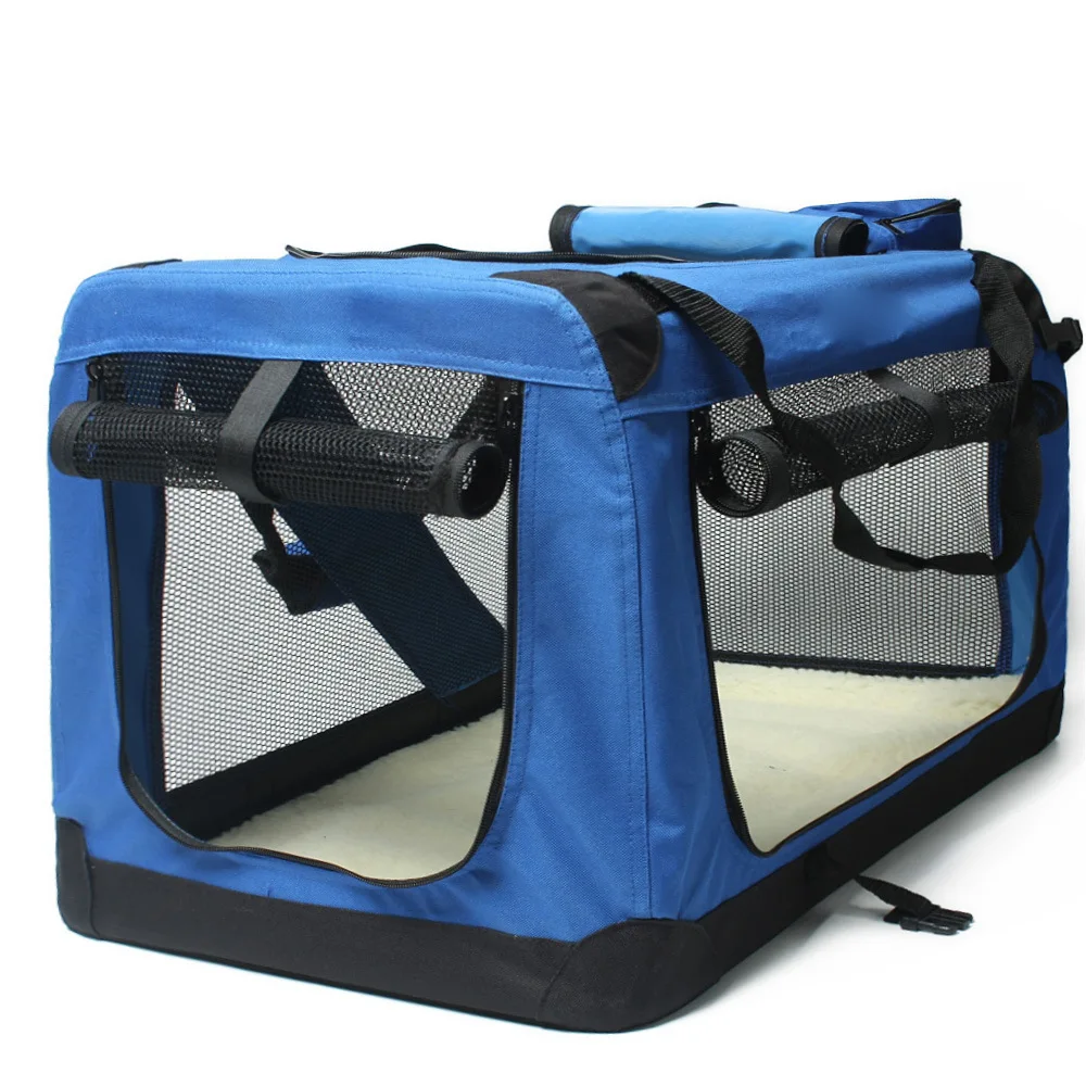 Portable Pet Cage Fold Soft Sided Outdoor Travel Shoulder Bag Pet Carrier for Puppy Dog Cat