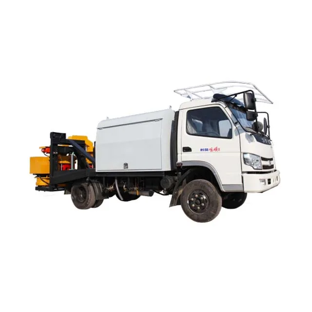 Грузовик 5-14 м3/ч дробовик машина Бетон распылитель двойная сопла мокрый тележка