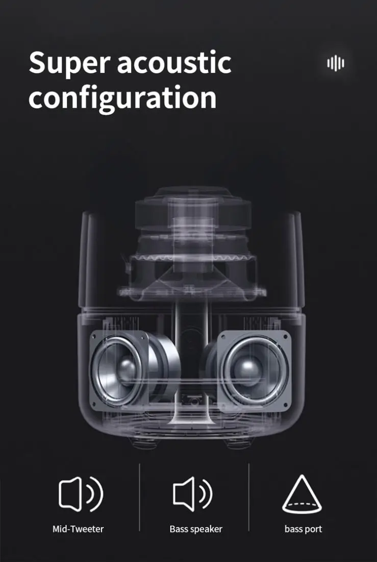 TF Card USB Flash Drive Aux Long Battery Life Super Sound SH77 Portable Wireless BT 5.0 Mini  Speaker