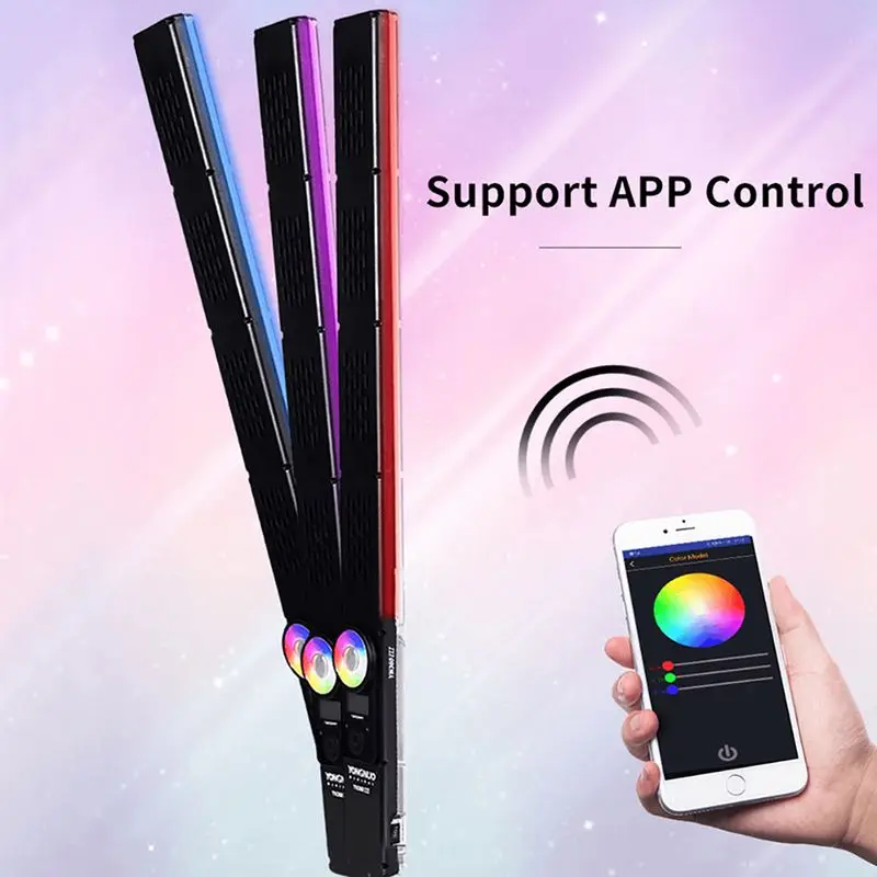 Yongnuo YN360III Pro RGB LED Video Light Handheld Ice Stick 3200K 5600K Bi-color Touch Adjusting YN360 III Photo Fill Lighting