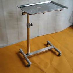 RP-029B-933 stainless steel adjustable surgical metal tray cart