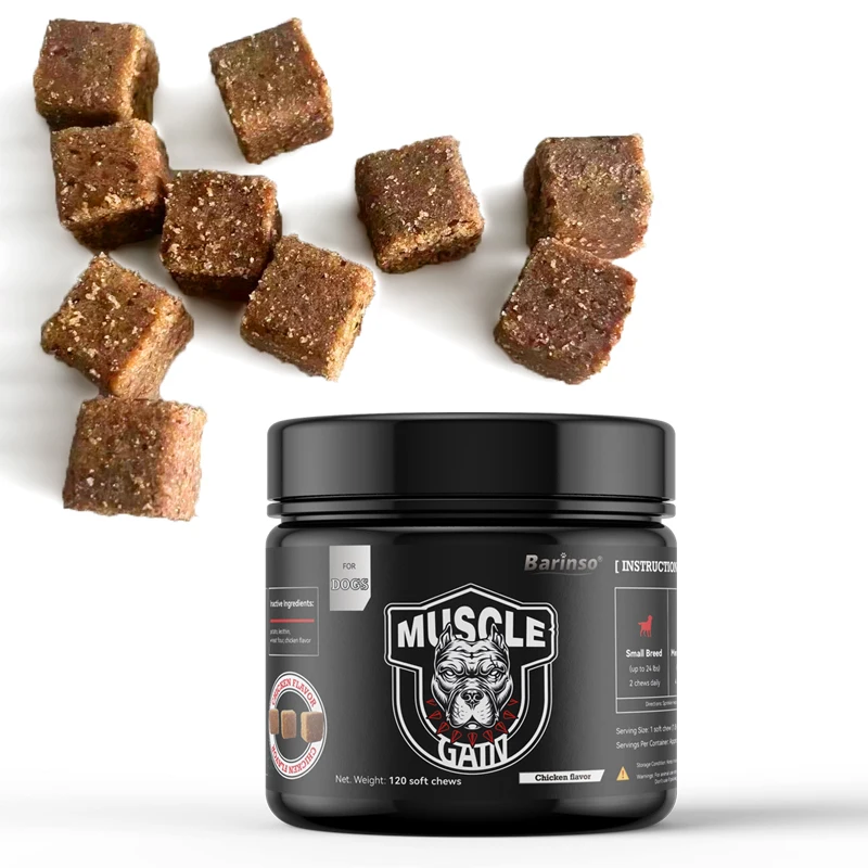 OEM ODM Dog Muscle Builder Bully Max All in One High Protein Muscle Gainer Dog Training Supplement