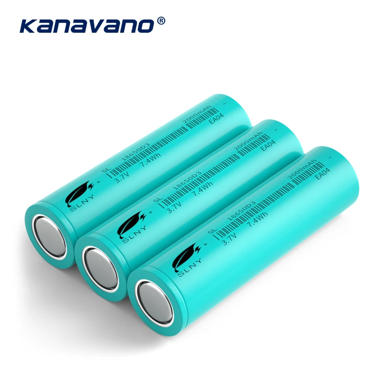 Wholesale 18650 rechargeable inr 3.7v 2000mah 3C lithium ion battery for electric vehicles