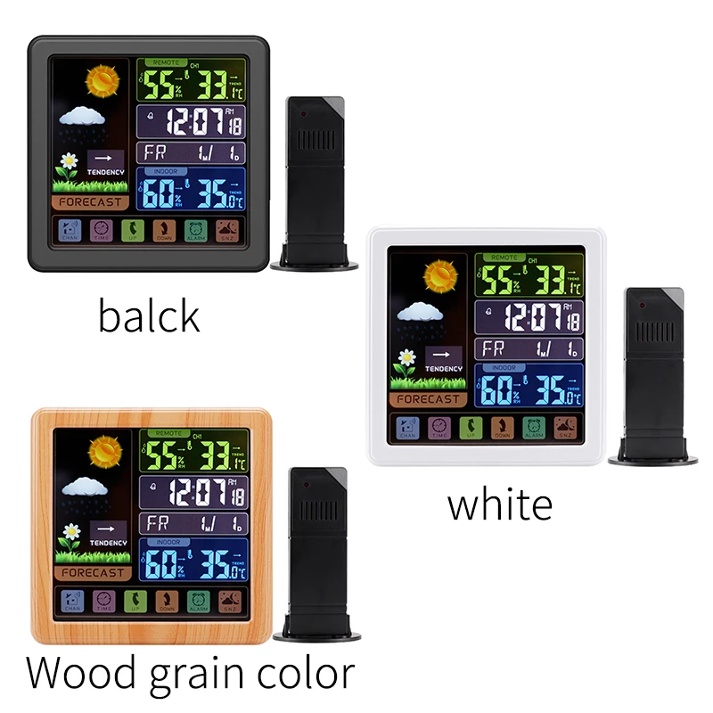 New Product wireless digital Weather Forecast Temperature Humidity weather station with outdoor sensor