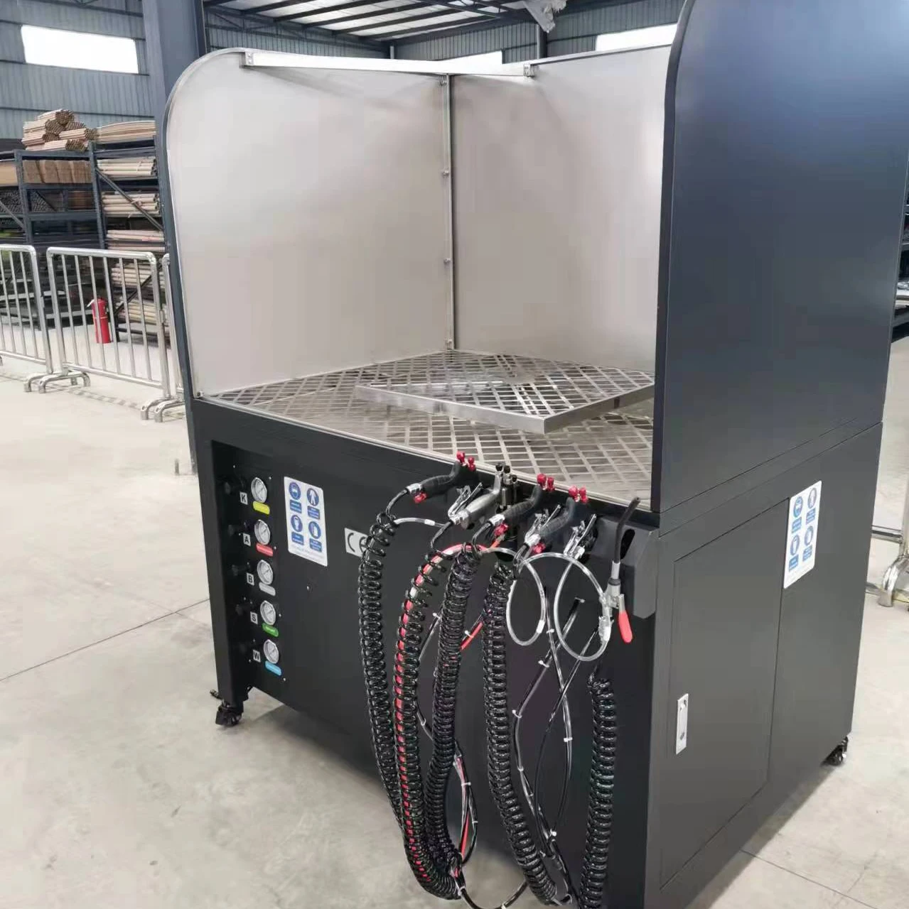 Carbon Steel 25L Gold Silver Mirror Chroming Effect Surface Metal Rims Spray Chrome Machine