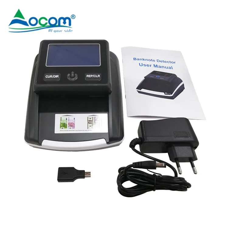 Mini currency counter banknote counter portable USD RUB TRL professional money detector machine
