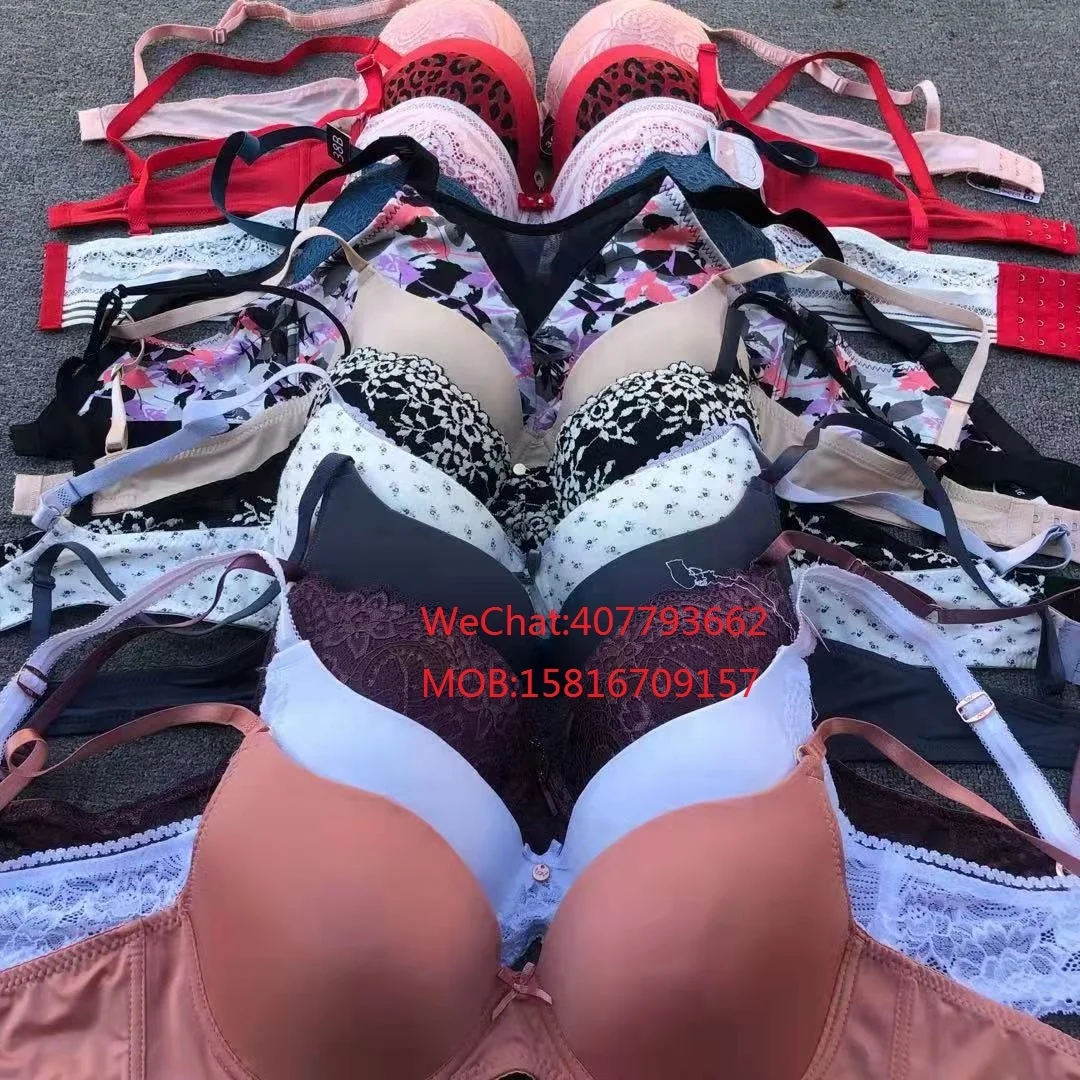 Madagascar Kazakhstan Whole Sale Mixed Push up Bra Women Underwear Stocklot