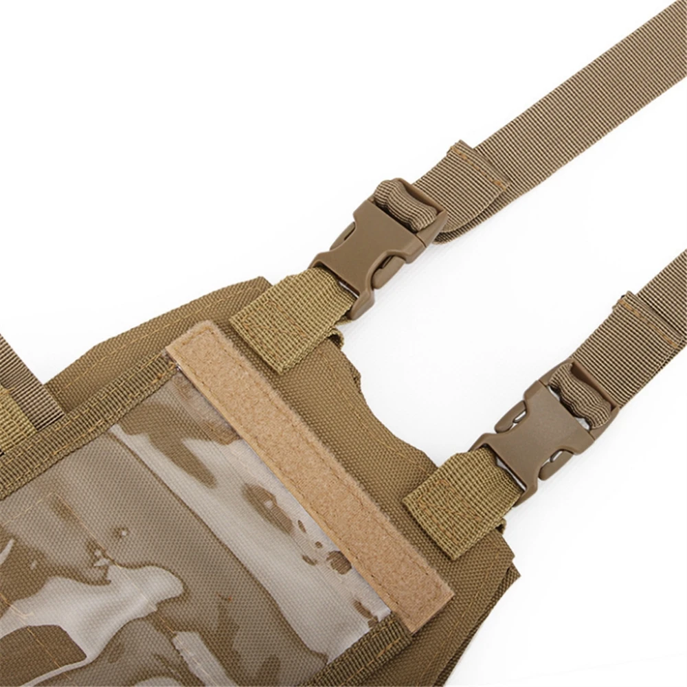 Fan Chest Molle Wallet EDC Pouch Passport Holder Tactical ID Card Holder