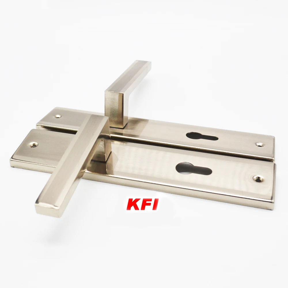European Simple Style Indoor Silent Handle Door Lock Set for Asia Market