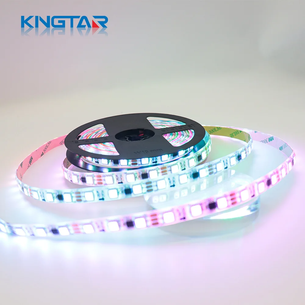 12V Dream 10mm Addressable RGB Pixel Strip Flexible LED Light WS2811  App Control led Light strip