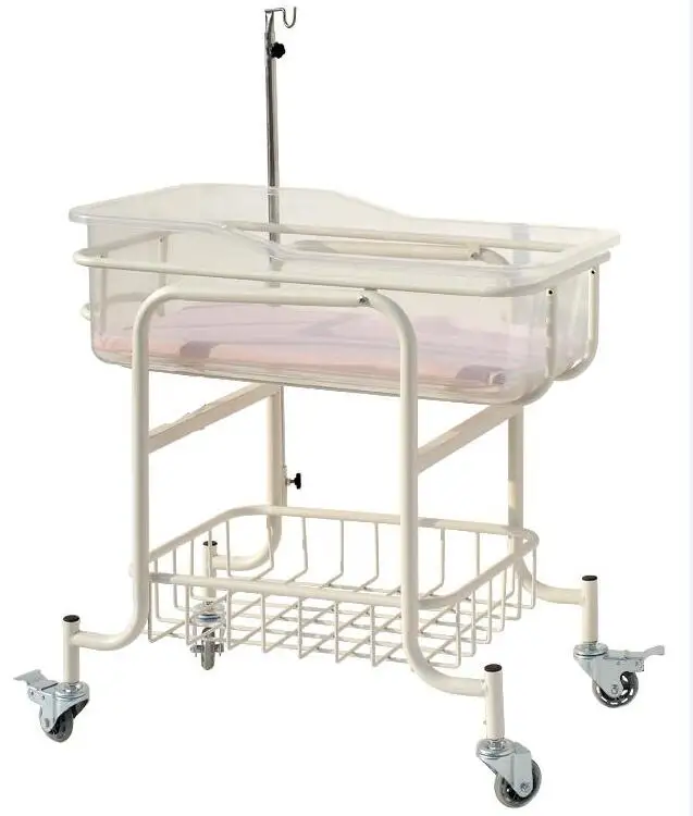 Height adjustable Hospital ABS Baby Bedding Crib/Cot B004