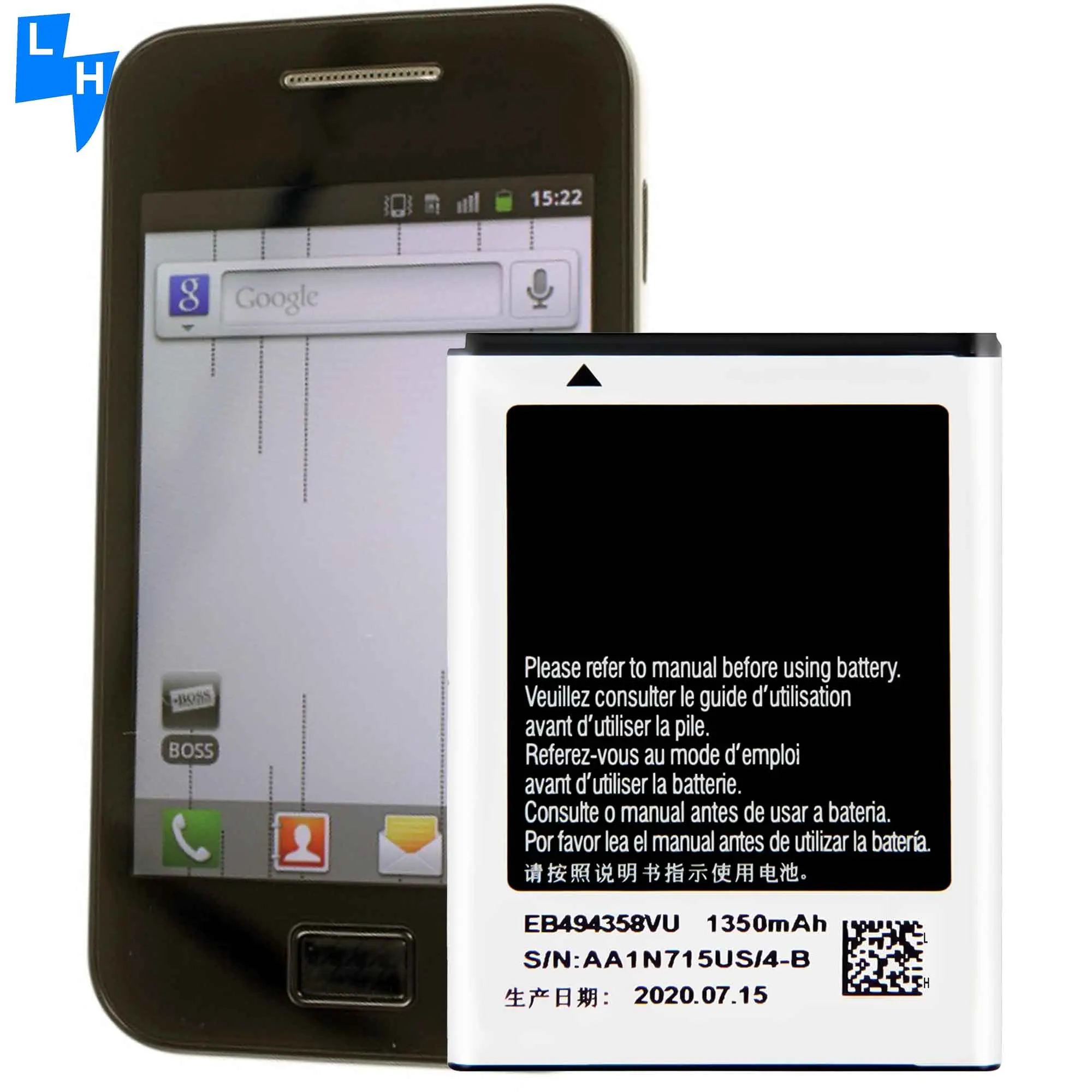 Аккумулятор для Samsung Galaxy Ace S7250D S5670 S5830 S5660 i569 EB494358VU