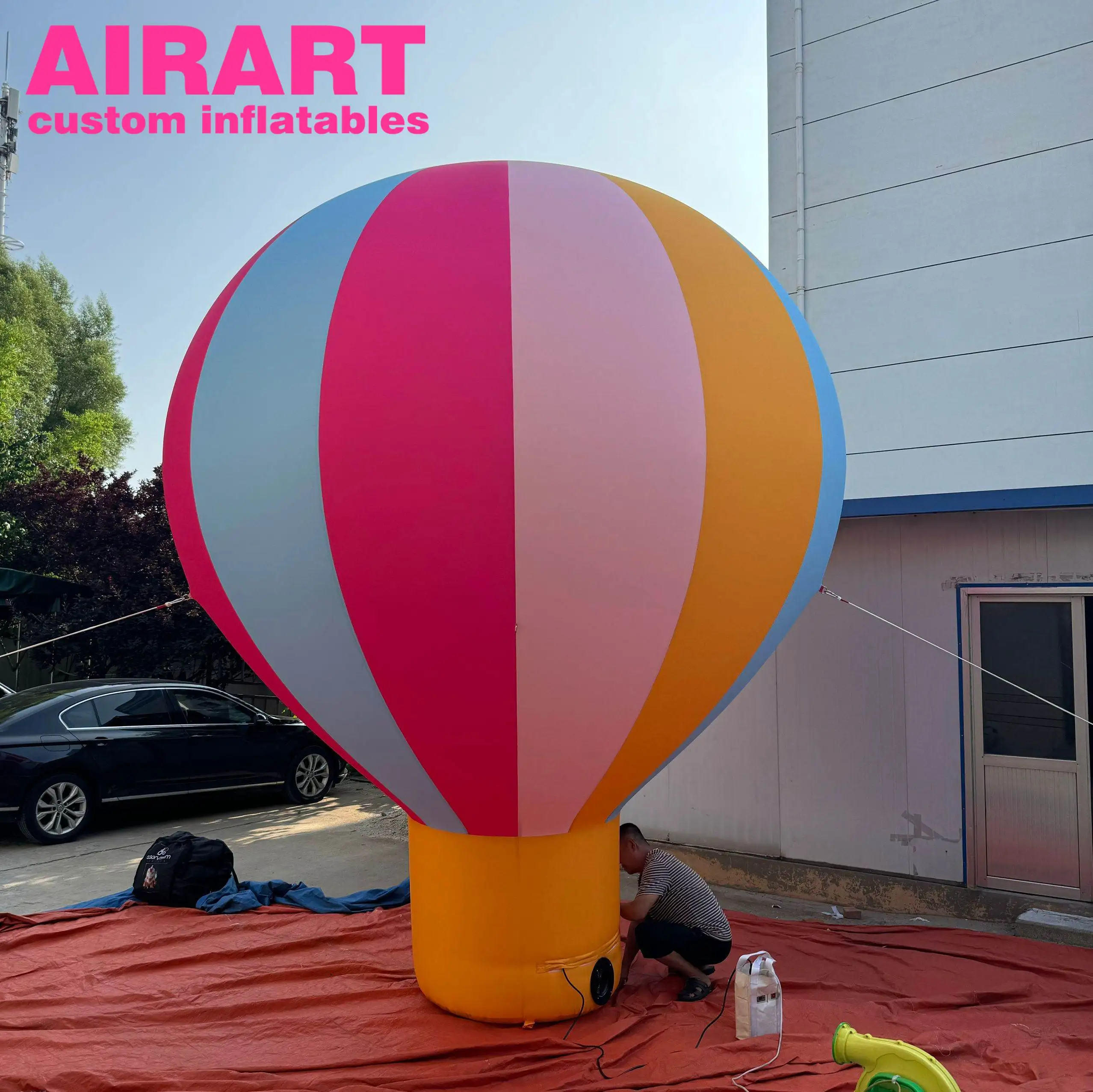 Colorful Inflatable Hot Air Balloon High Quality Inflatable Decoration Balloon From Artair Inflatable Manufacturer
