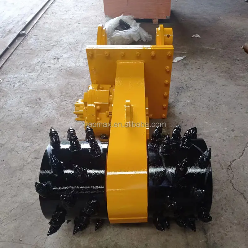 Hydraulic milling machine drum cutter excavator attachment rock crusher for sale at factory price