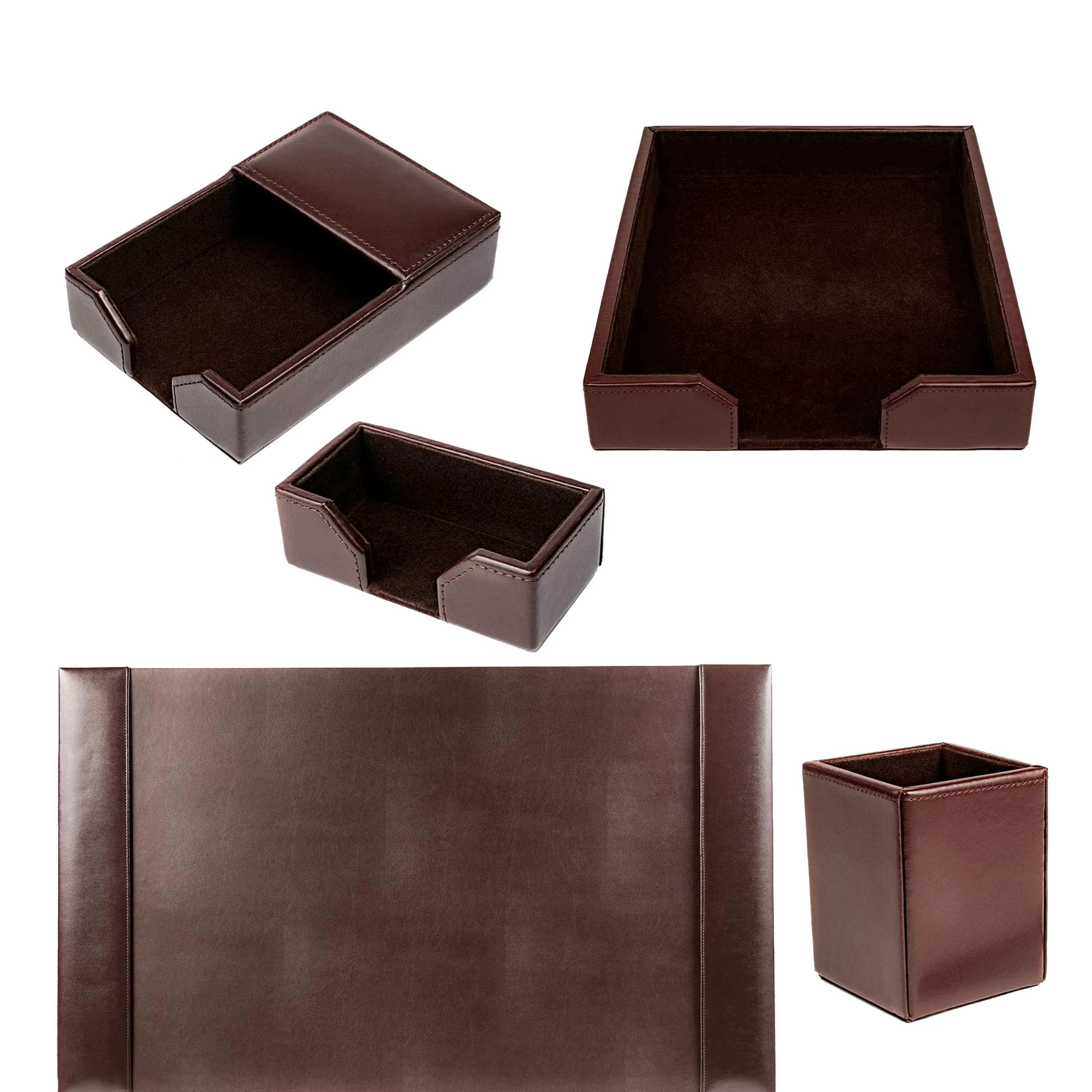 Personalized Crystal Office Desk Sets For Gift Table Decor Items Office Stationary