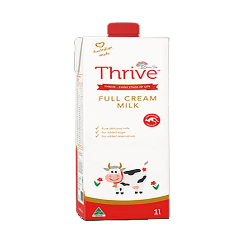 UHT Australian milk Cotton Tree Thrive Milk is a blend of essential nutrients Delicious and creamy Australian made milk drink