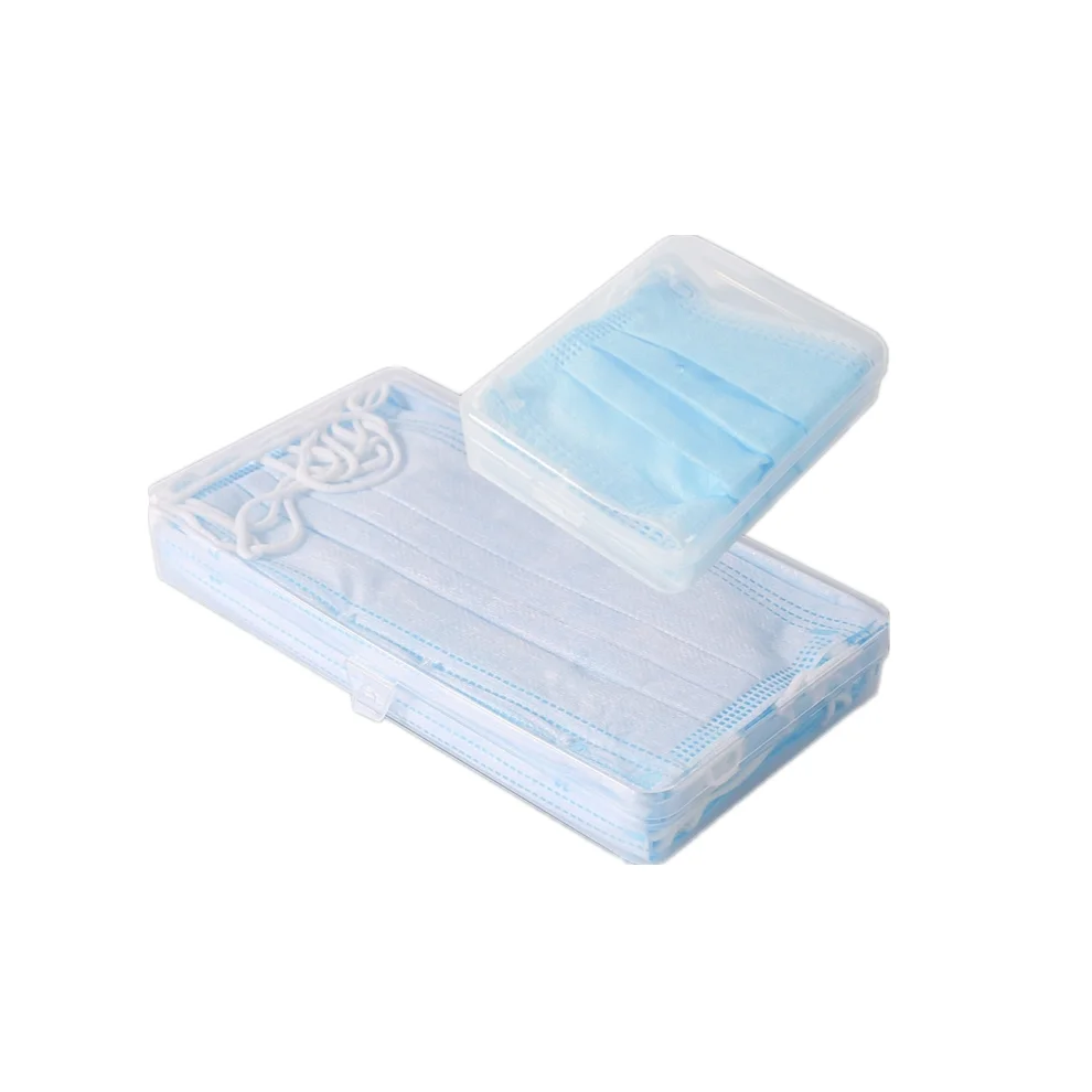 
Mini size clip on design portable plastic protective case for mas-k face cover 