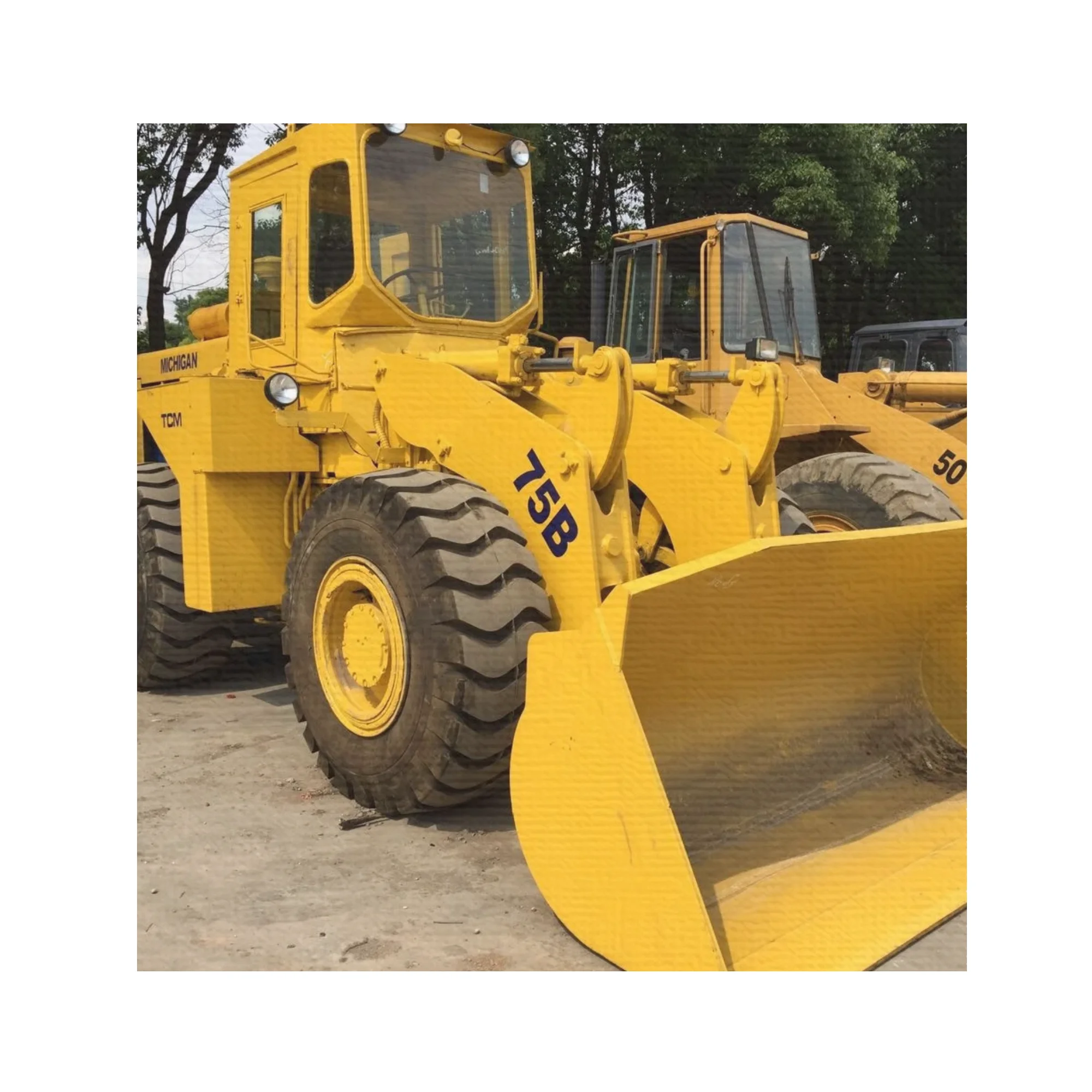 Cheaper but decent quality  Used TCM 75B wheel loader small wheel loaders used machine cheap for sale