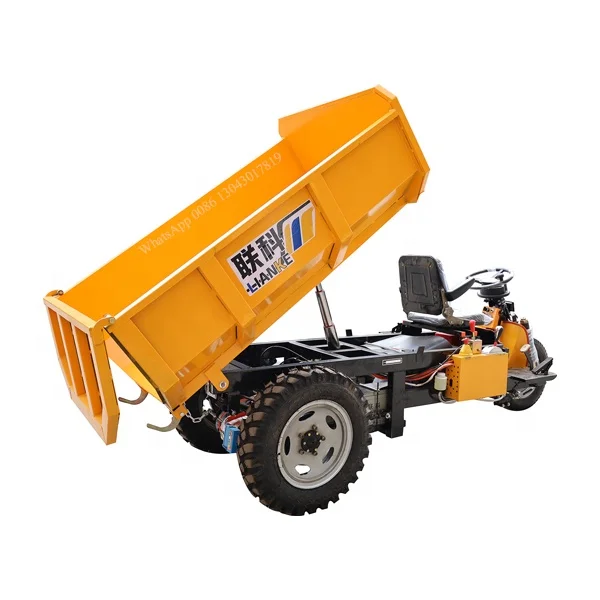 LK270 Electric Three Wheeler, Heavy Duty 2.5ton Big Cargo Tricycle with Hopper