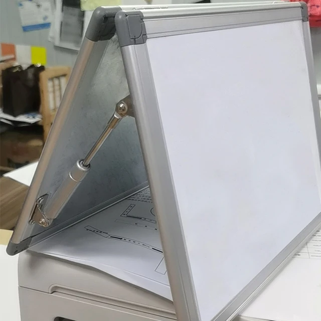 Foldable Dry Erase Whiteboard Portable Mini Easel On Table