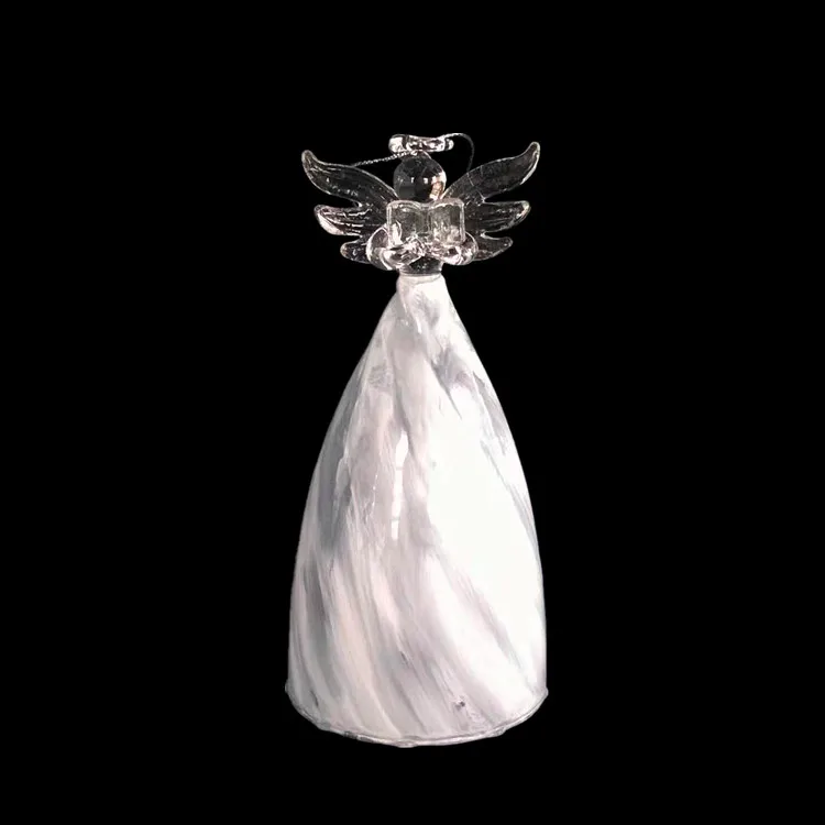 Wholesale Christmas decoration Blowed glass ornament Angel