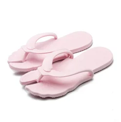 Summer fashion travel folding flip flops indoor and outdoor non-slip breathable swimming beach slippers for men and women