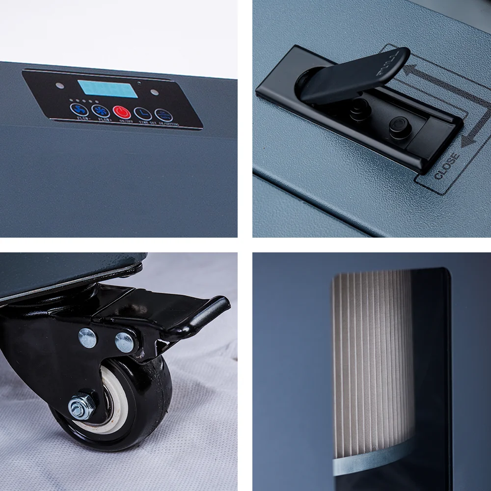 Лазерный резак с чистым воздухом, экстрактор дыма с расходом воздуха 620m 3/h и дистанционным управлением, лазерная гравировальная машина, экстрактор дыма