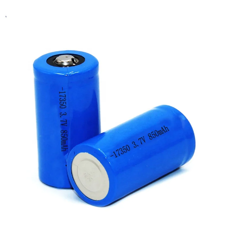 Factory directory supply  Long Cycle Life li ion batteries 3.7V 17350 rechargeable battery 10C For electronical product