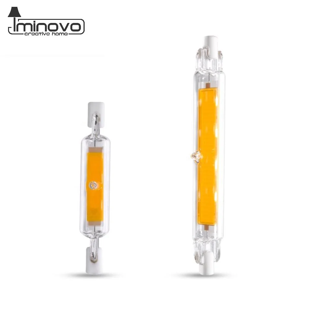 
R7S LED Bulb COB Glass Tube 78MM 8W 118MM 13W Replace Halogen Lamp 80W J78 J118 Lamparda Diode Spot Light AC 220V 