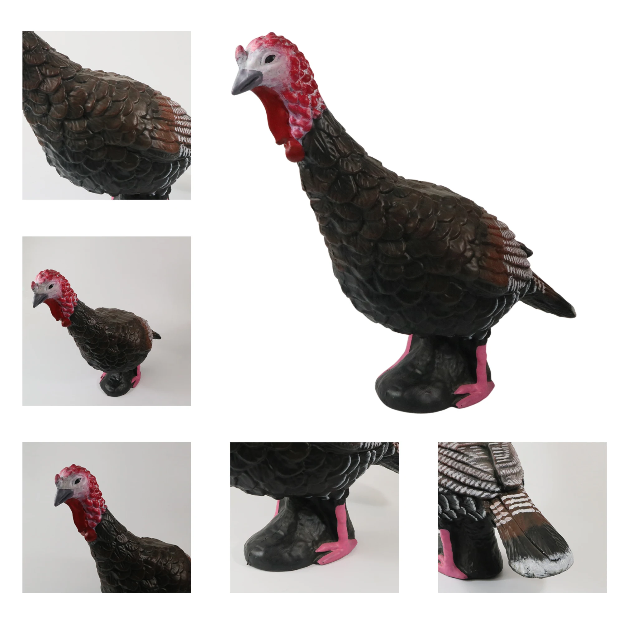 Archery PU Foam Turkey Shape 3D Animal Target for Outdoor Hunting Practice Waterproof Wholesale Target