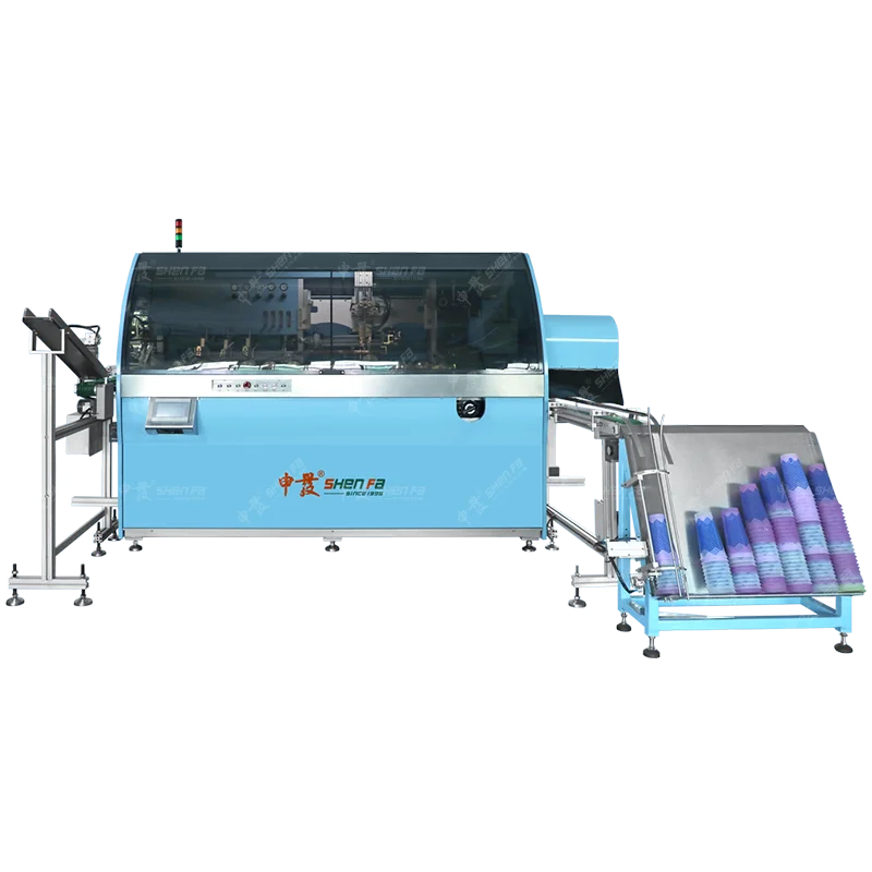 cone-shape paper cups silk screen printing machine