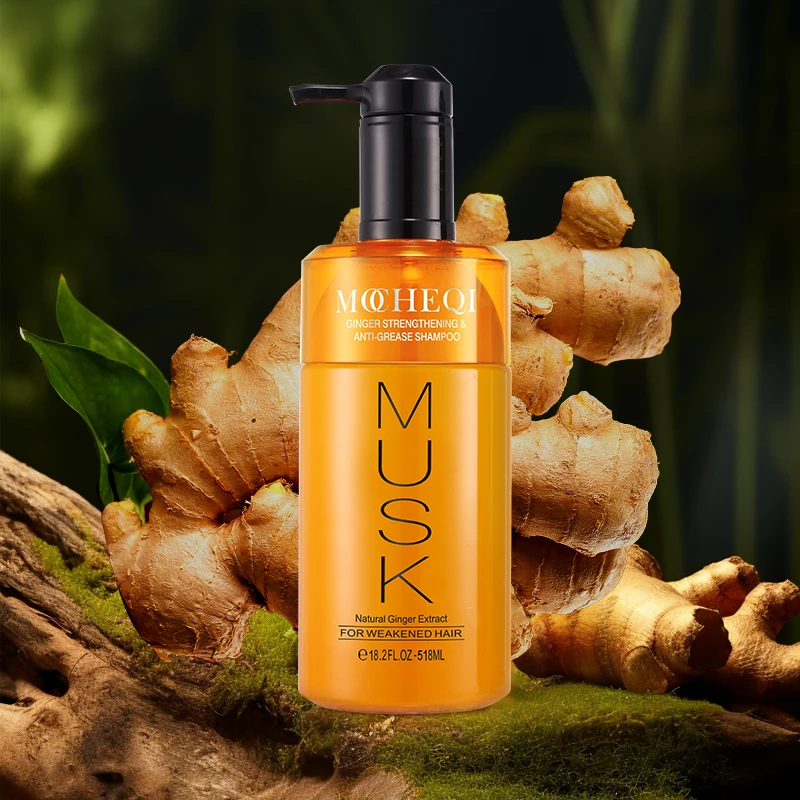MOCHEQI OEM hair growth treatment hair care set biotin ginger shampoo custom hair growth shampoo and conditioner set