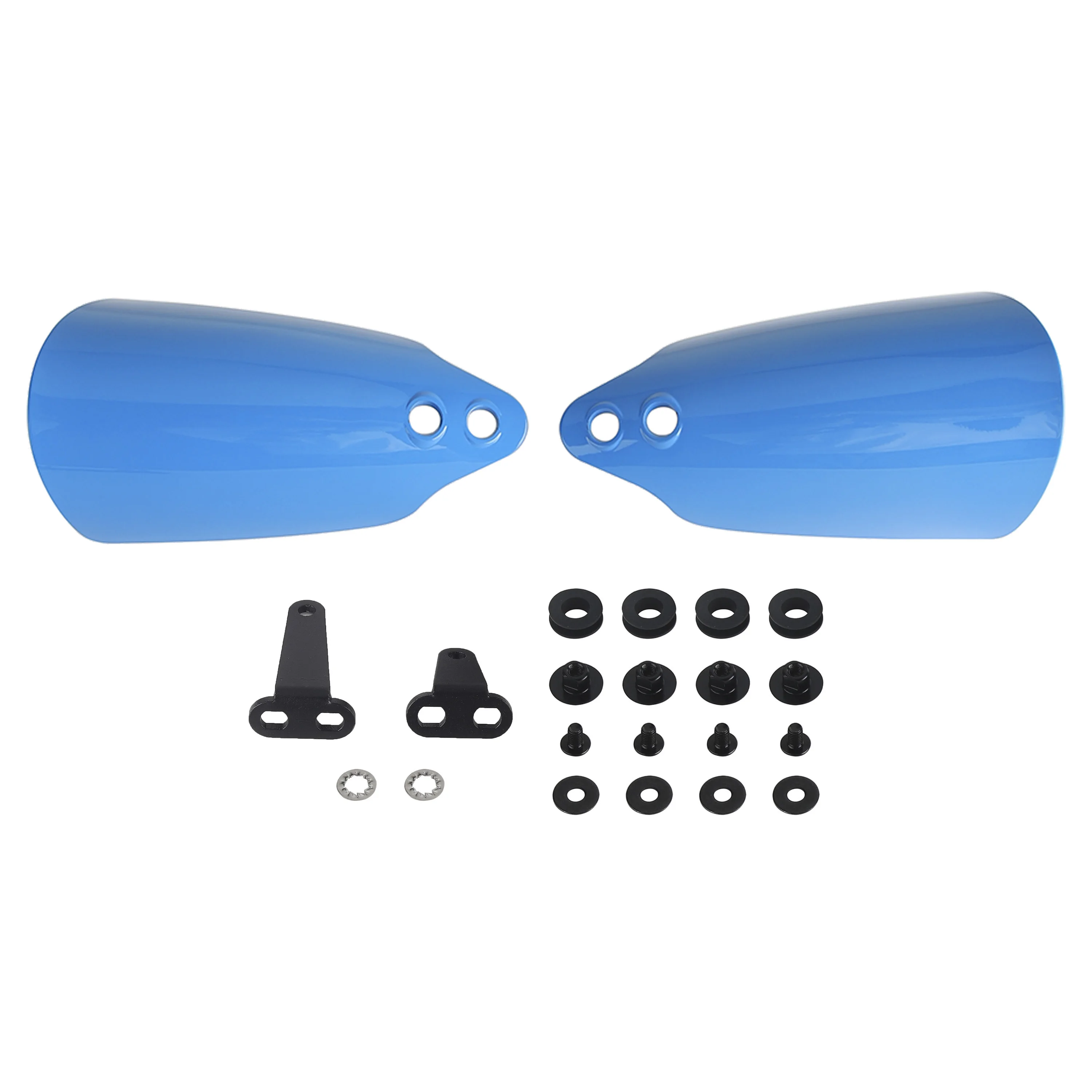 New Black Plastic Harley Handguards with Mounting Hardware  for Harley Touring 2021-2023 Models