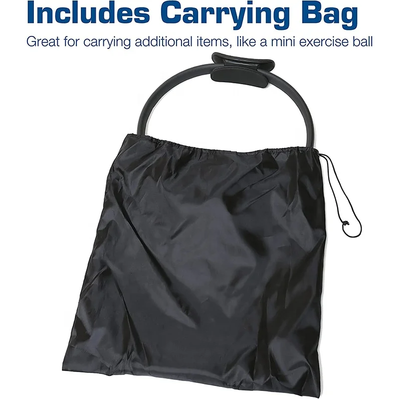 Yoga Fitness Ring Magic Circle set with handle Foam Pilates circle ring