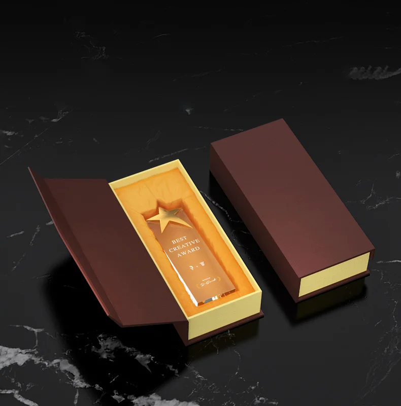 Новое поступление, новый продукт, индивидуальное соответствие, высококачественный кристаллический цвет K9, богатый Деловой Подарок, хрустальный стеклянный трофей