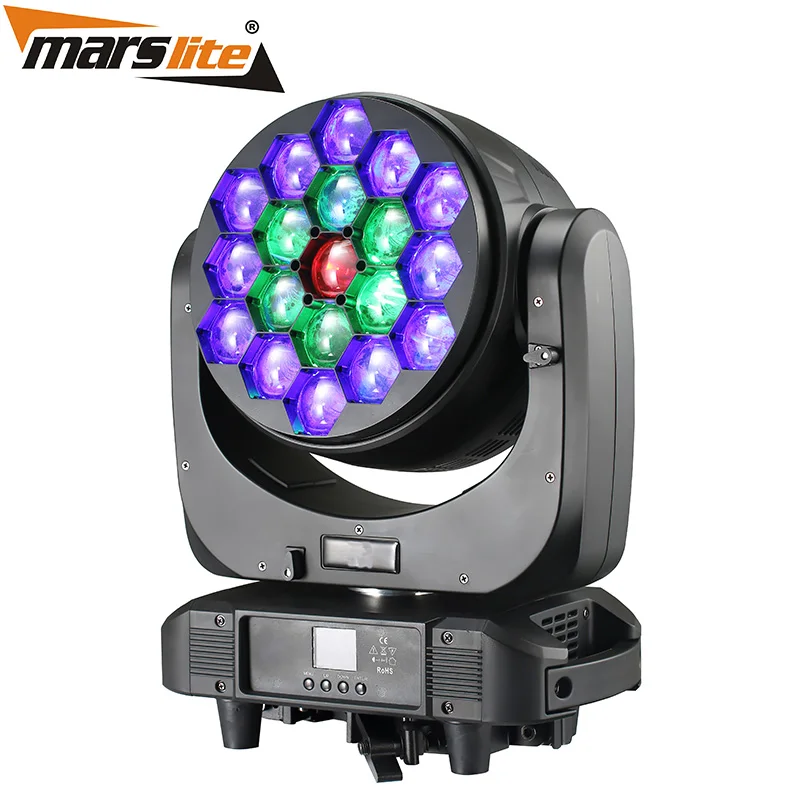19x40W RGBW 4in1 zoom wash moving head Stage Light Led beam wash moving head zoom