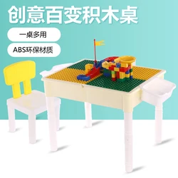 kids furniture lego table with chair factory price lego learning desk on sell