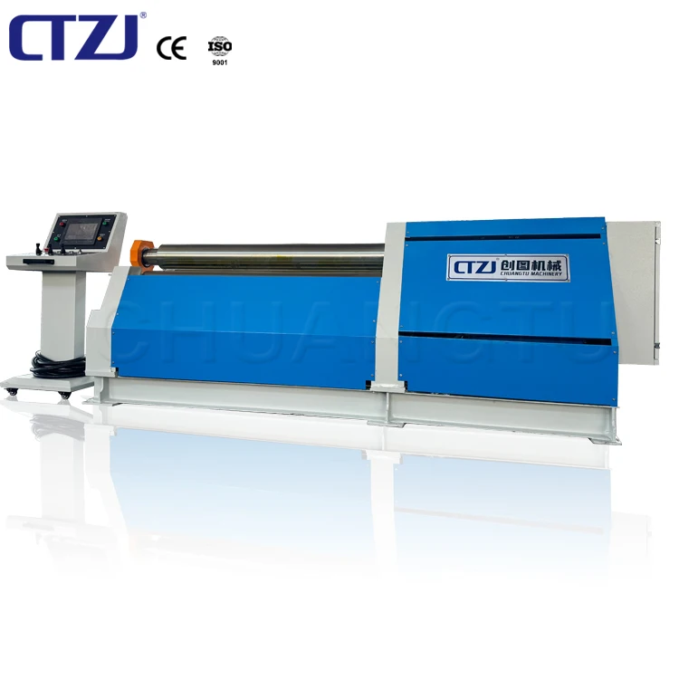 2500mm 4-Roller Rolling Machine Steel Sheet Plate Bending Rolls Aluminum Stainless Steel Sheet Metal Roll Usage